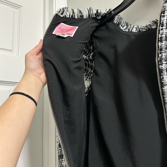 kate spade NY Women’s Flutter Sleeve Tweed Shift Dress, B… - Picture 10 of 10